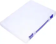 CANIGHT Multi Function File Organizer Resistant Document Storage Box with Convenient Buckle Design for Office and Study Supplies