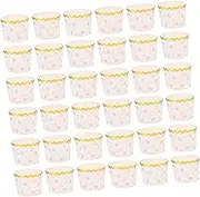 CATIEBYE 50pcs Premium Baking Cups Foil Cake Cup Muffin Liners for Cupcake Decoration for Birthdays Weddings and Holiday Celebrations Food Grade Paper