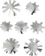 CIMAXIC Nail Trimmer Template Set 7PCs Nail Art Stencils Nail Trimmer Templates for French Manicure and DIY