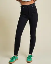 [Dr Denim] Dr Denim Women's Moxy Skinny Jeans in Black Size Medium M Black