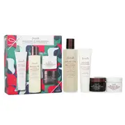 FRESH - Black Tea Set: Soy Face Cleanser+Kombucha F.T. Essence+Instant Perfecting Mask+Firming Overnight Mask