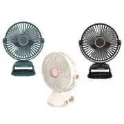 Portable USB Table Fan Clip on Type Rechargeable Cooling Mini Desk Fan Rotation