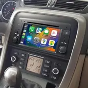 6.2 inch Touch Screen Radio Kit for Fiat Croma Stereo Autoradio Add CarPlay Android Auto Navigation DVD Backup Cameras Android 13 Apps Netflix Spotify Disney+ Hulu Twitch Paramount+ Xbox Tubi