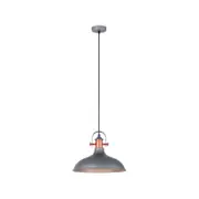 CLA Lighting NARVIK Dome with Copper Highlight Pendant Light - Grey