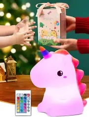 【Unicorns Gifts for Girls】 Unicorn Night Light for Kids, 16 Colors & Remote Cont