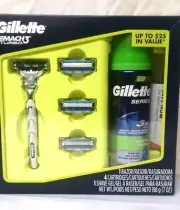 Authentic Gillette® Mach3 Turbo Razor Gift Pack New / Great Deal.