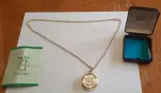 RARE VINTAGE BERCONA FASION MECHANICAL LADIES PENDANT WATCH NOS with Box SWISS