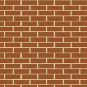 Dolls House Miniature New Brown/Red Brick Pattern Cladding