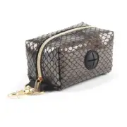 Pet Waste Bag Dispenser with Hook Snake Print Accessory for Running with Dogs