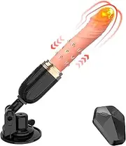 Automatic Thrusting Sex Machines, Realistic Dildo Vibrator with 10 Vibrations & Thrusts for Women men G Spot Clitoral Anal Vibrator, Remote Control with Strong Suction Cup for Couples