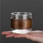 150ML Kungfu Tea Set Transparent Coffee Mug Japanese Style Master Cup Tea Set