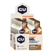 GU ORIGINAL Energy Gel Supplement : CARAMEL MACCHIATO - Box of 24