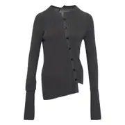 [Y's] Twisted Front Open Cardigan
