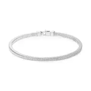 Sterling Silver 21cm Box Chain Bracelet