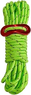 Reflective Paracord Rope - Guy Rope, Reflective Guyline Tent Rope, High Strength Parachute Cord, Camping Cord Paracord | Link Camping Guy Rope, Tent Tie Down Rope for Outdoor Camping Hiking Tent