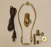 TABLE LAMP WIRING KIT WITH FULL RANGE DIMMER SOCKET, 7" HARP, CORD SET 30554P7JB