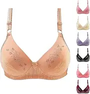 [Generic] Bra Womens Bras for Women Adjustable Strap Full Coverage Up Bras Comfortable No Underwire Wireless Bras Strapless Sports Bras for Women