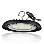 UFO LED High Bay Light 150W, 5000K Plug in Shop Lights, 16,500M LED Garage