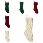 聖誕掛飾襪 針織毛線裝飾襪 襪子掛飾 聖誕襪套 聖誕壁飾 糖果袋 菱形禮品袋 聖誕樹禮物袋 裝飾襪 掛飾