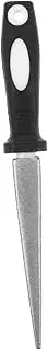 WHAMVOX Fishing Hook Sharpener Tool Half-round File Glass Marble Material Mini Sharpener Portable Grinding Tool Versatile for Multiple Tasks Comfort Grip Handle