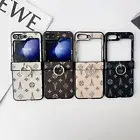 For Samsung Galaxy Z Flip6/5/4/3 5G Leather Flip Phone Case Shockproof Cover