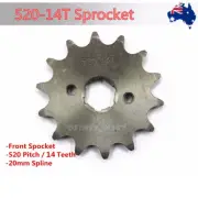 Front Engine Sprocket 520 14T For 110 125 200 250 Chinese Dirt Bike Go kart ATV