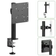 Full-Motion Gas-Spring Monitor Desk Mount Bracket Heavy-Duty Up To 49"