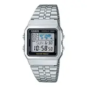 Casio Classic Unisex Digital Sliver Watch A500WA-1DF / A500WA-1