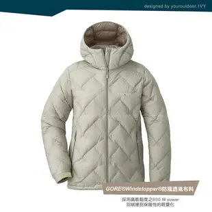 【Mont-Bell 日本 PERMAFROST LT DOWN PK 女羽絨外套《蛋白石灰》】1101640/雪衣/登山滑雪