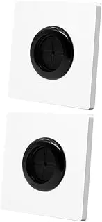 KONTONTY Outlet Cover Plate Cable Hole Cover Tv Wire Hider Wall Plate for Setups