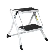 Folding Caravan Steps Double Portable Steady Stool Ladder rv Accessories