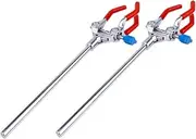 FUNOMOCYA 2pcs Flask Clamp Test Tube Holder Clamp Experiment Equipment Flask Holder Flask Clip Test Tube Clamp Stand Laboratory Tools Condenser Tube Clip Lab Stand Clamp Holder Burette Clamp