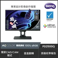 在飛比找PChome24h購物優惠-BenQ PD2500Q 專業螢幕(25型/2K/HDMI/