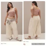NWT new Anthropologie daily practice take heart Capri pants XL XXL cream wide