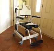 TA Service Mobile Electric Commode Shower Chair