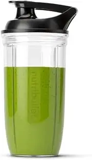 [NutriBullet] 700ml Tall Cup with Premium Flip Top Lid, accessory, cup and flip top lid, fits 2nd gen Pro, Select, Blender combo(ANBC24TCDB)