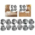 4 Pieces Replacement Feet for Shower Chair Bath Seat Parts for Shower Stool