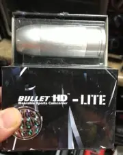 BULLET HD 720P FIREMAN HELMET FIRE PROOF+ACE BLACK JACK MOUNT SILVER CAM 32GB