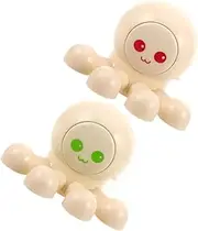 GARVALON 2pcs Toothbrush Holder Octopus Toothbrush Bathroom Hook Cartoon Wall-Mounted Toothbrush Tooth Brush Holder for Bathroom Toothbrush Wall Mount Holder Toothbrushes Razor Holder Abs