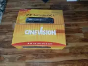 NEW In Box CineVision RV4000 DVD Recorder + VCR Player 4 Head Hi Fi Dual Deck