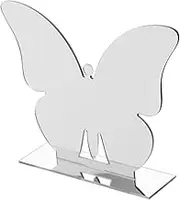 PAMINGONO 6 Sets Table Card Wedding Table Number Seating Chart Wedding Butterfly Decor Sign Stand Display Stand Numbers Sign Party Favor Silver Acrylic