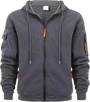 [Dressnu] Zipper Cardigan Casual Jacket Men's Sweater Hoodie