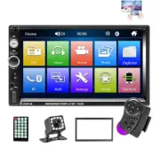Double Din Car Stereo Receiver Bluetooth 7 Inch Touch Screen Car Radio Head Unit