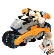 Motorcycle Toy for Kids, Electric Stunt Motorcycle, Kids Race Motorbike, Stunt Motorbike Toy, Rotating Wheels Motorbike, 360° Rotating Wheels Stunt Motorbike with Light and Music for Girls, Boys