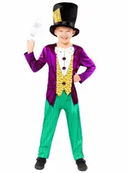 Willy Wonka Sustainable Boys Book Week Roald Dahl Costume
