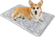 Dog Crate Mat (30" X 19"), Soft Dog Bed Mat with Cute Prints, Personalized Do...