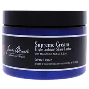 Jack Black Supreme Cream Triple Cushion Shave Lather by Jack Black for Men - 9.5 oz Shaving Cream