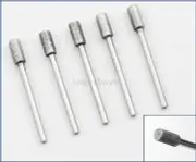 5pc 5mm Diamond Burr Grinding For Rotary Nail Manicure Drill Bit Burr Bur Tool