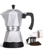Ladion Single Serve Coffee Maker K Cups & Gound Coffee Electric Espresso Maker
