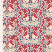 Quilting Patchwork Fabric TILDA Jubilee Duck Nest Red 50x55cm FQ